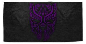 Sablio Ručník BLACK PANTHER wakanda forever Fialový - 30x50 cm