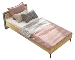 Jednolůžková postel 90x200 cm v přírodní barvě – Kalune Design