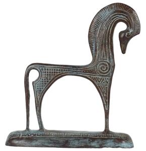 Bronzová soška Trojský kůň - malá ACC-26