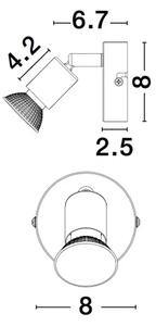 Designové bodové svítidlo Gropius 8 černé