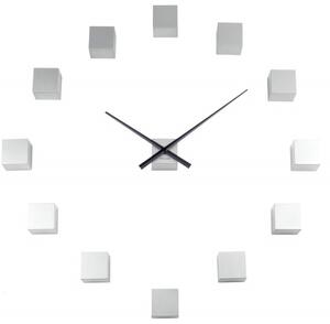 Nástěnné nalepovací hodiny DIY Cubic Karlsson (Barva - stříbrná)