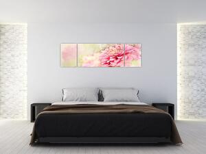 Obraz - Růžová květina, aquarel (170x50 cm)
