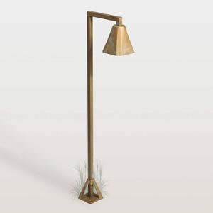 Moretti Luce LED osvětlení cesty Silva Frame, 80 x 19 cm, antická mosaz, Bronz / starožitná mosaz, Mosaz, Venkovský / rustikální