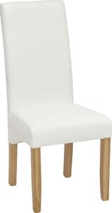 ŽIDLE, bílá, barvy dubu Carryhome - Jídelní židle
