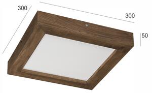 Brilagi-LED Stmívatelné svítidlo WOODY FRAME LED/24W/230V dub 30x30 cm IP44 + DO