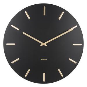 Nástěnné hodiny Charm 45 cm Karlsson (Barva - černá)
