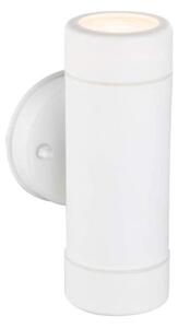 GLOBO 32004-2 - Venkovní nástěnné svítidlo COTOPA 2xGU10/5W/230V bílá
