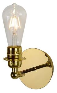 Lucide 08223/01/01 - LED nástěnné svítidlo RETRO 1xE27/5W/230V mosaz