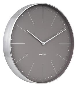 Nástěnné hodiny Normann Big 37,5 cm Karlsson (Barva - šedá)