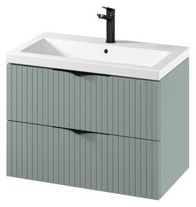 Cersanit Tirso umyvadla se skříňkou 80 cm zelená S801-540