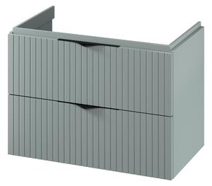 Cersanit Tirso skříňka 79.4x44.7x57.2 cm pod umyvadlo závěsná modrá-zelená S1017-001