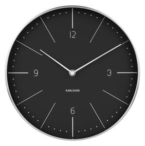 Nástěnné hodiny Normann 27,5 cm Karlsson (Barva - černá)