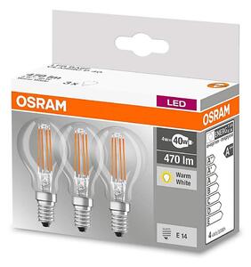 SADA 3x LED Žárovka VINTAGE P40 E14/4W/230V 2700K - Osram