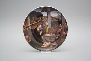 Bohemia Porcelán 1987 Talíř Adorazione dei Magi A - Domenico Ghirlandaio