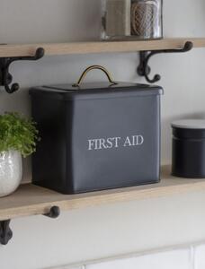 Plechový box na léky First Aid Carbon Garden Trading
