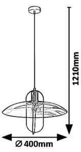 Rabalux 5000 - Lustr na lanku VIDA 1xE27/8W/230V