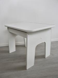 Vingo Dětský otevírací stolek s přihrádkou - bílý