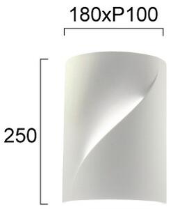 Nástěnné svítidlo BLANC 2xE14/10W/230V bílá