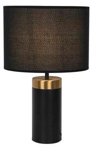 Stolní lampa LUCIANO 1xE27/40W/230V černá/zlatá