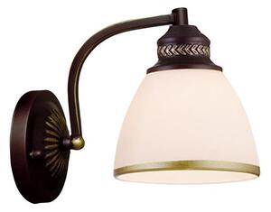 Nástěnná lampa CLAIR 1xE27/40W/230V hnědá/zlatá