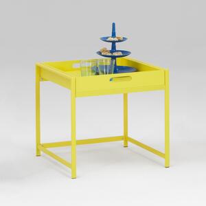 Servírovací stolek ANNIKA žlutý