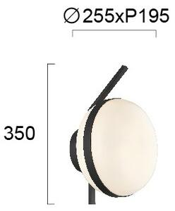 Nástěnné svítidlo PALMA 1xE27/40W/230V černá