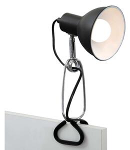 Briloner 2790-015 - Lampa s klipem FIX 1xE14/8W/230V černá/lesklý chrom