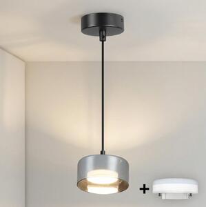 Brilagi - LED RGB Stm. lustr AURA LUX 1xGX53/14W/230V Wi-Fi Tuya černá/kouřová