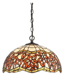 Prezent 232 - Lustr na řetězu TIFFANY 2xE27/60W/230V