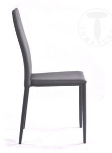 Židle SALLY GREY TOMASUCCI (barva - šedá syntetická kůže)