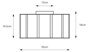 Markslöjd 109134 - Stropní svítidlo OLEA 2xE27/11W/230V pr. 35 cm len