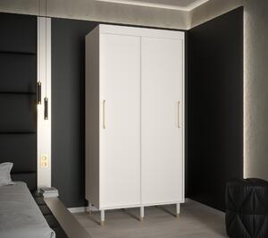 Šatní skříň Abi Calipso T Barva korpusu: Bílá, Rozměry: 180 cm, Dveře: Bílá - bez zrcadla