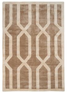 Viskózový koberec 160 x 230 cm béžový/hnědý MAHRIN