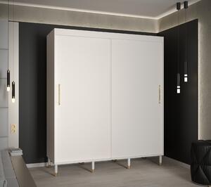Šatní skříň Abi Calipso T Barva korpusu: Černá, Rozměry: 180 cm, Dveře: Černá - bez zrcadla