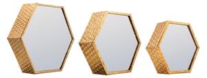 Zrcadlo šestiúhelník - set CH0492