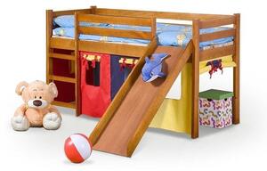 Dětská postel Nava zvýšená (borovice, masiv)