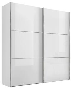 SKŘÍŇ S POSOUVACÍMI DVEŘMI, bílá, 167/222/68 cm Moderano - Šatní skříně