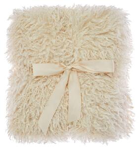 Skinnwille Home Collection Pléd Wooly Beige, béžová umělá kožešina, 120x180 cm