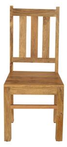 Židle s žebrováním Hina z mangového dřeva