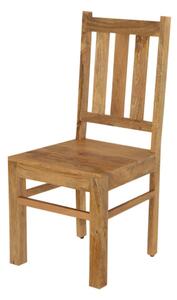 Židle s žebrováním Hina z mangového dřeva
