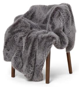Skinnwille Home Collection Pléd Stily Grey, 140x220 cm, umělá kožešina šedá