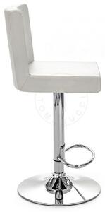 Barová židle CONFORT WHITE TOMASUCCI (barva - bílá syntetická kůže )