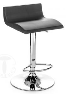 Barová židle DIVA BLACK TOMASUCCI (barva - černá syntetická kůže )