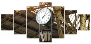 Obraz - Nádražní hodiny (210x100 cm)