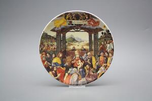 Bohemia Porcelán 1987 Talíř Adorazione dei Magi B - Domenico Ghirlandaio