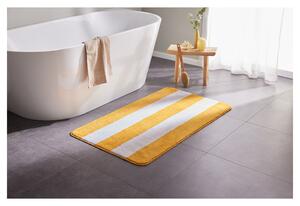 LIVARNO home Koupelnová předložka, 70 x 120 cm (žlutá/bílá) (100374677002)