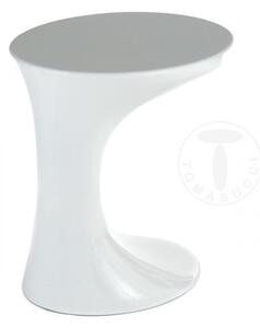 Konferenční stolek BERTH TOMASUCCI (barva - bílá lesklá pryskyřice)