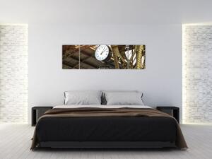 Obraz - Nádražní hodiny (170x50 cm)
