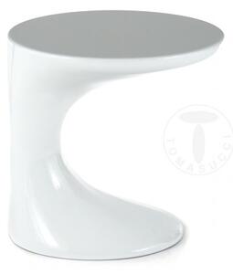 Konferenční stolek BERTH TOMASUCCI (barva - bílá lesklá pryskyřice)