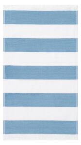 LIVARNO home Prémiový froté ručník, 50 x 100 cm, 500 g/m2, 2 kusy (modrá/bílá) (100374739002)